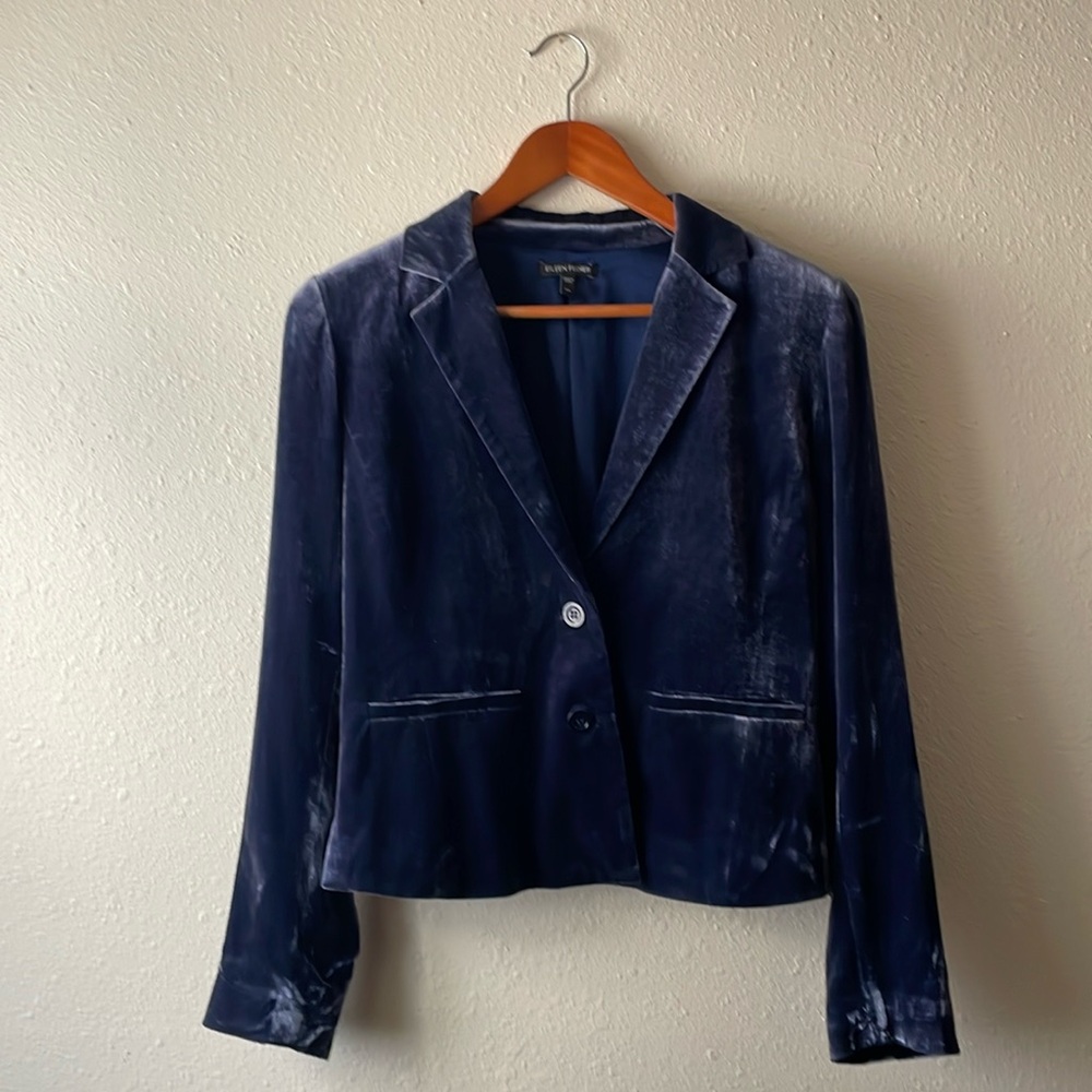 Eileen Fisher Velvet Blazer XS